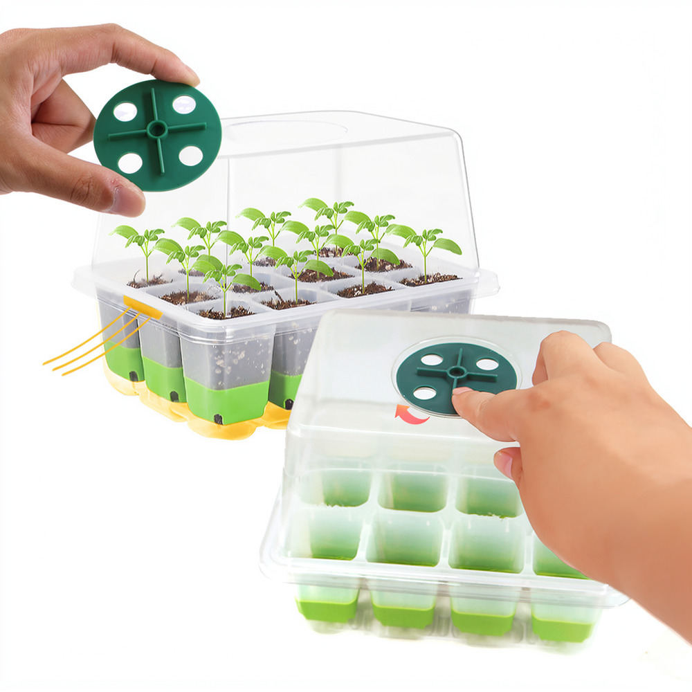 Indoor Plants - Nampan Silikon Lembut untuk Penyemaian Tanaman,