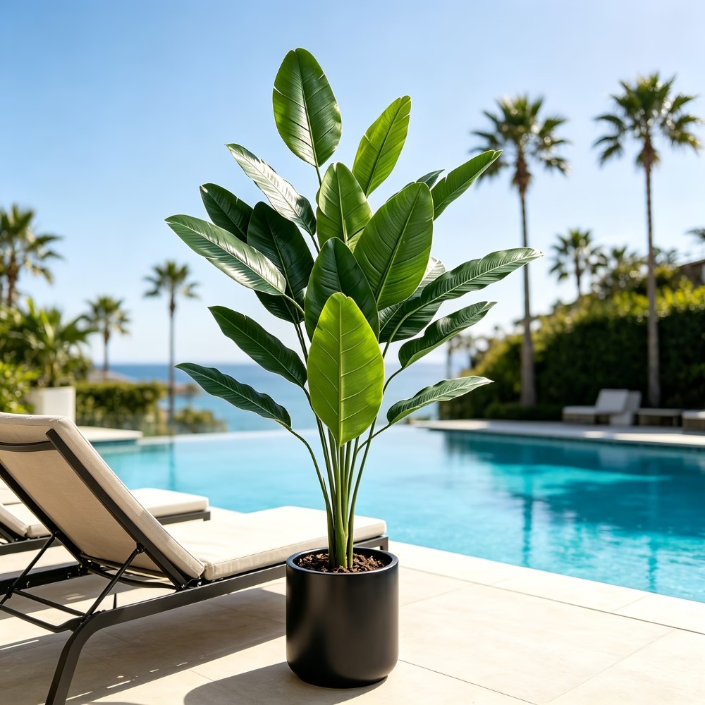 Fiddle Leaf Fig - 1 Buah Pohon Pisang Buatan Raksasa