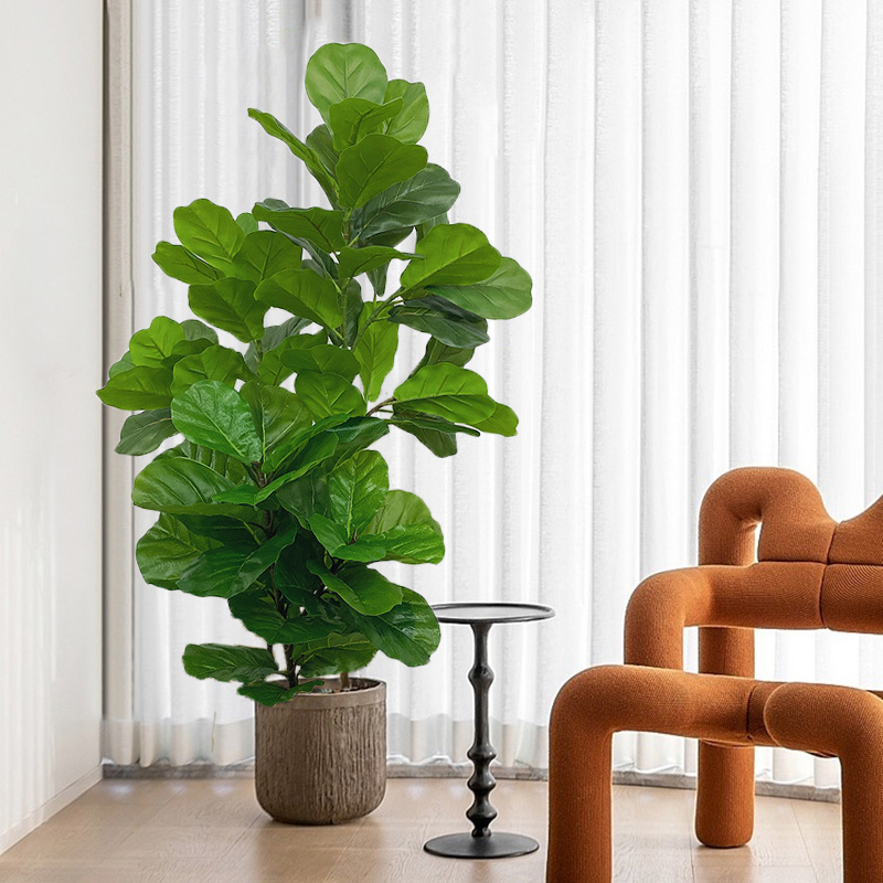 Fiddle Leaf Fig - 23-41 pohon Ficus buatan tanaman palsu