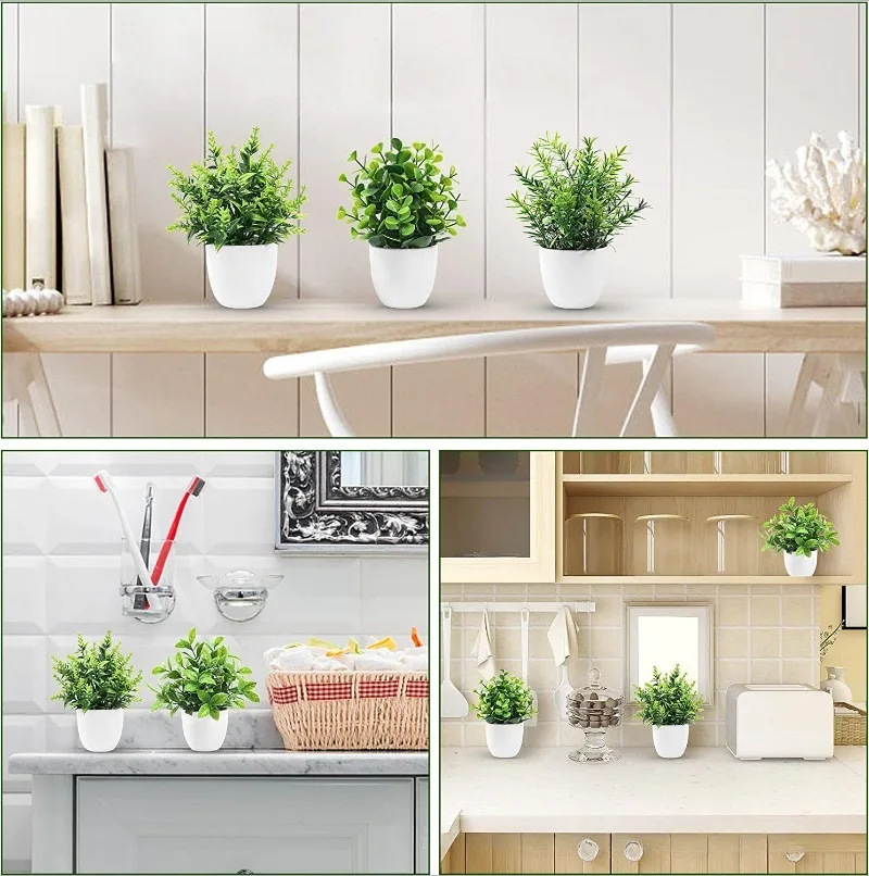Tanaman pot buatan plastik dek - Succulent Set ulasan dan harga