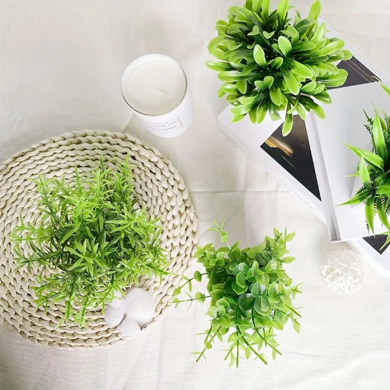 Tanaman pot buatan plastik dek - Succulent Set ulasan dan harga