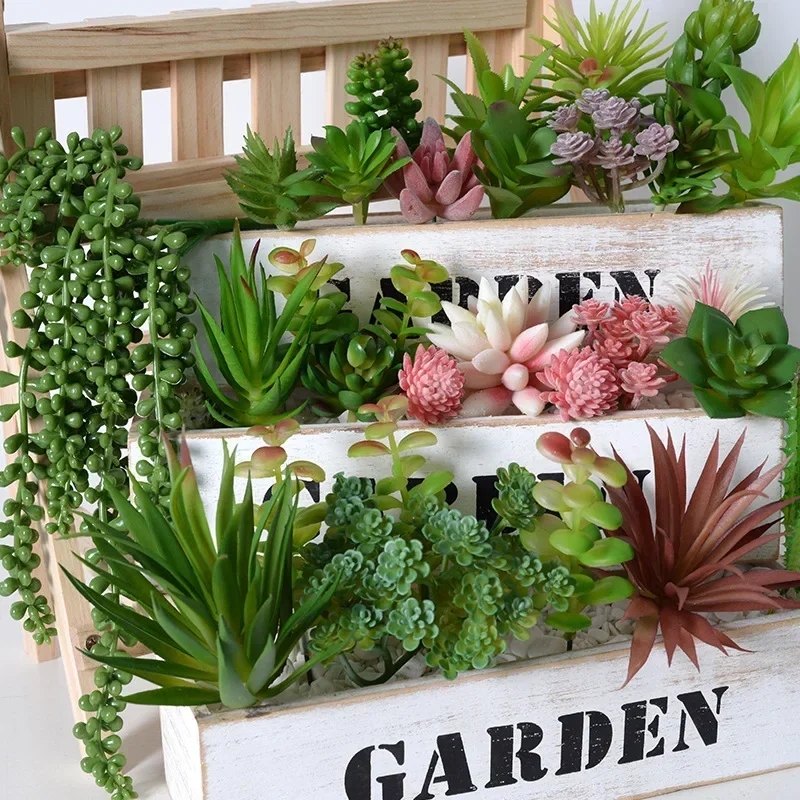 10/20 Buah Tanaman Sukulen PVC - Succulent Set ulasan dan harga